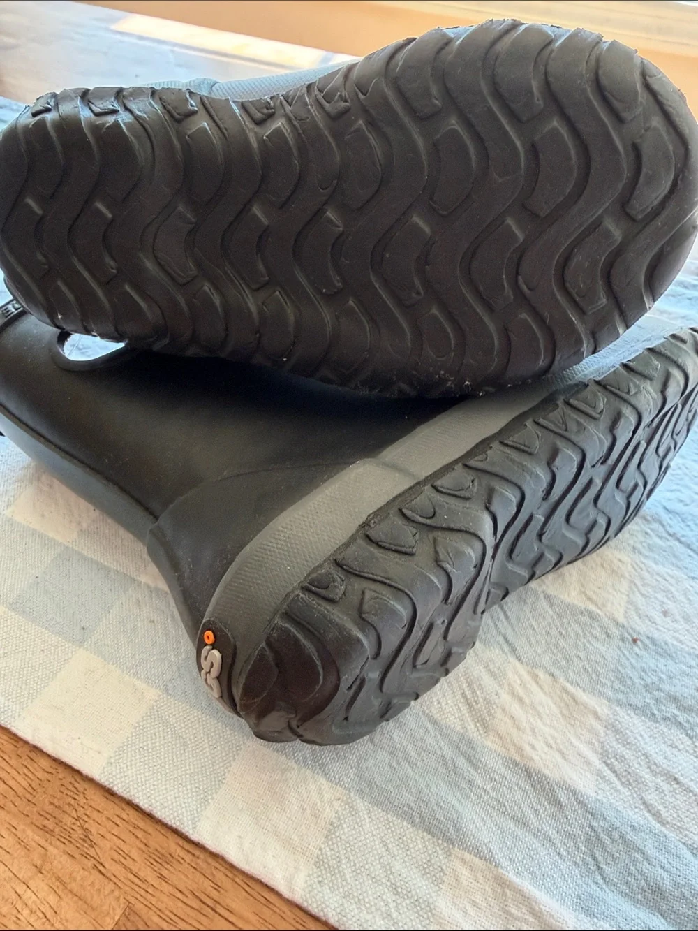 Bogs Kids Black Short Rain Boots